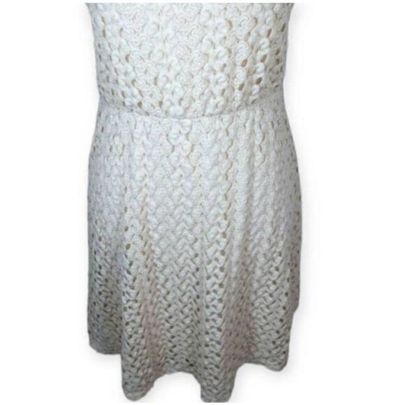 XHILARATION CREAM CROCHET DRESS SZ.XL EUC. - Picture 3 of 7